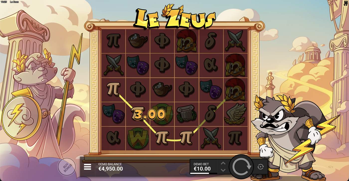 Le Zeus: image of winning