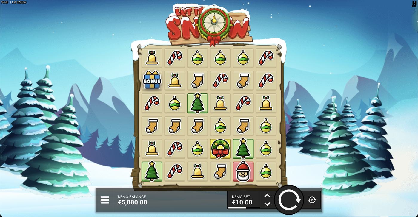 Let It Snow: image of main menu