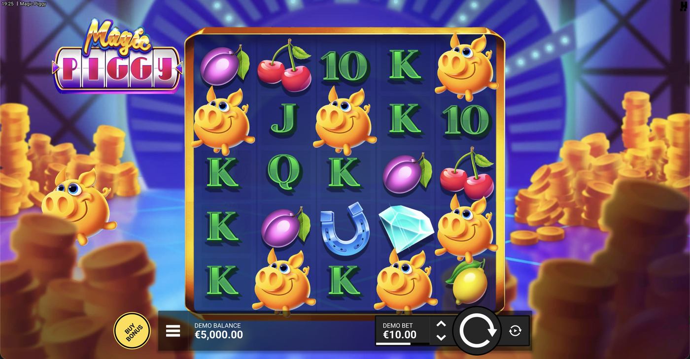 Magic Piggy: image of main menu
