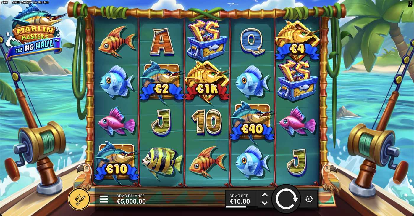 Marlin Masters: The Big Haul: image of main menu