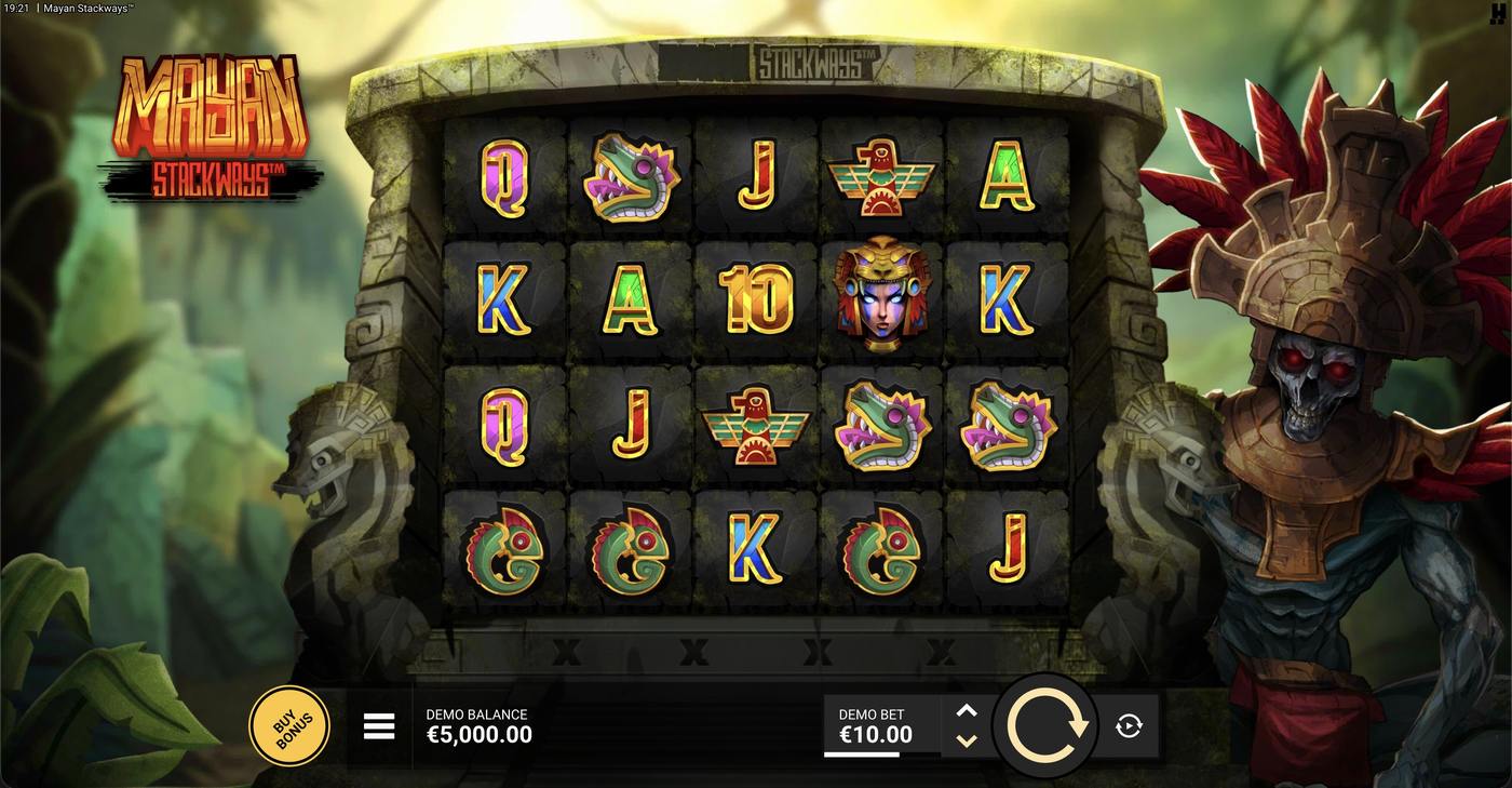 Mayan Stackways: image of main menu