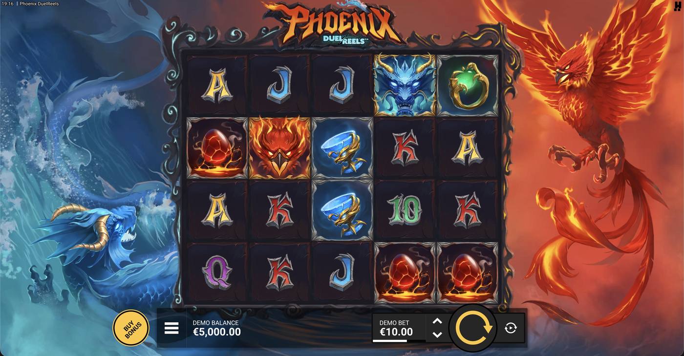 Phoenix Duelreels: image of main menu