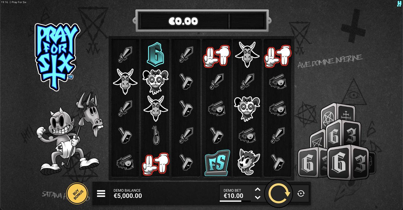 Pray for Six: image of main menu