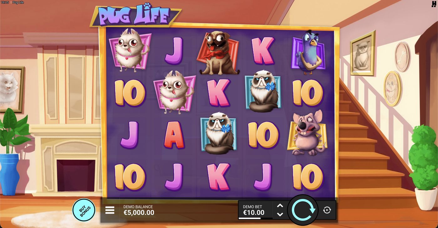 Pug Life: image of main menu