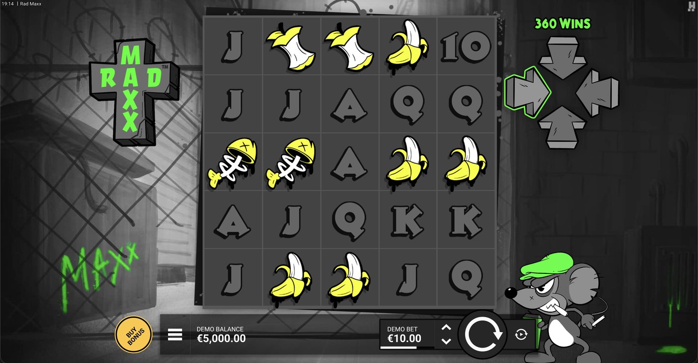 Rad Maxx: image of main menu