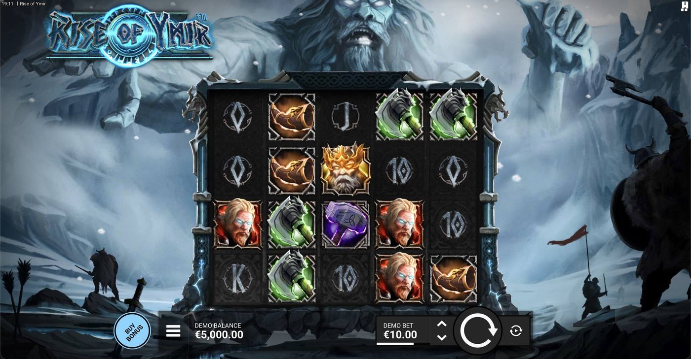Rise of Ymir: image of main menu