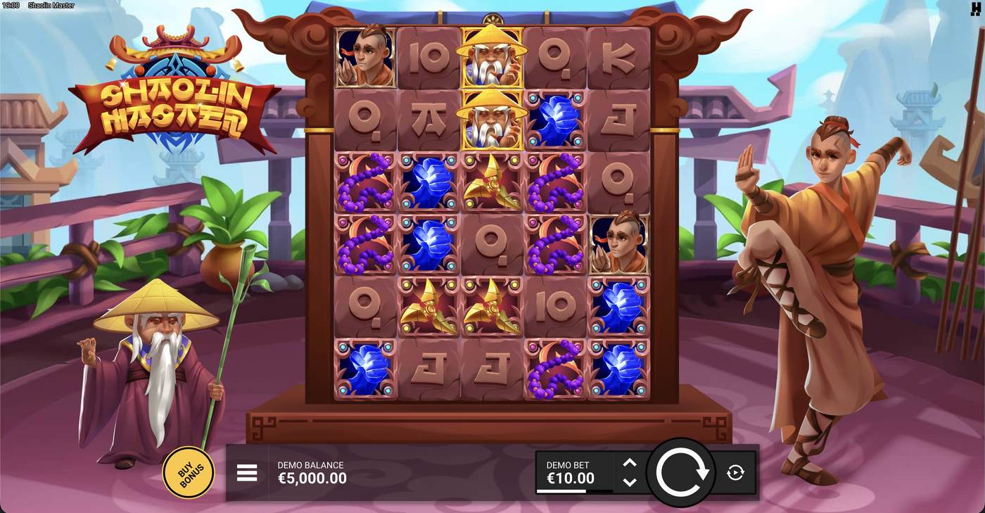 Shaolin Master: image of main menu