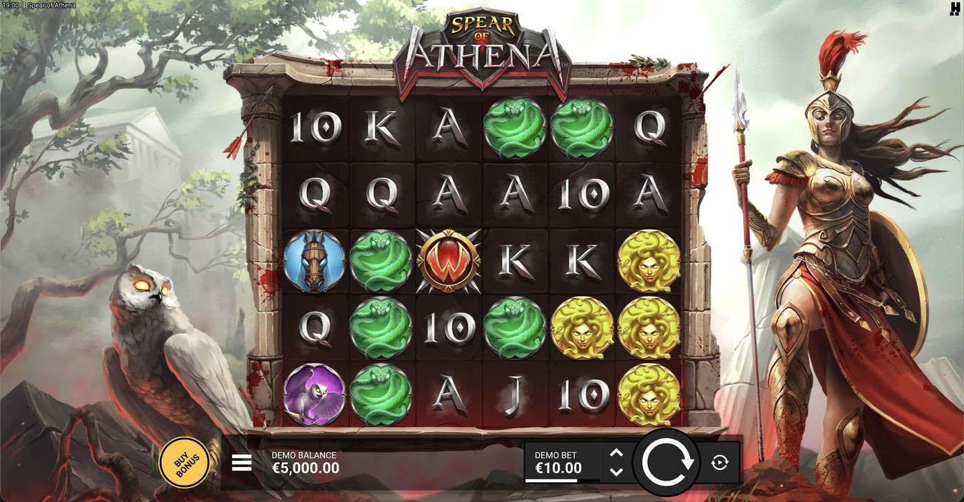 Spear of Athena: image of main menu