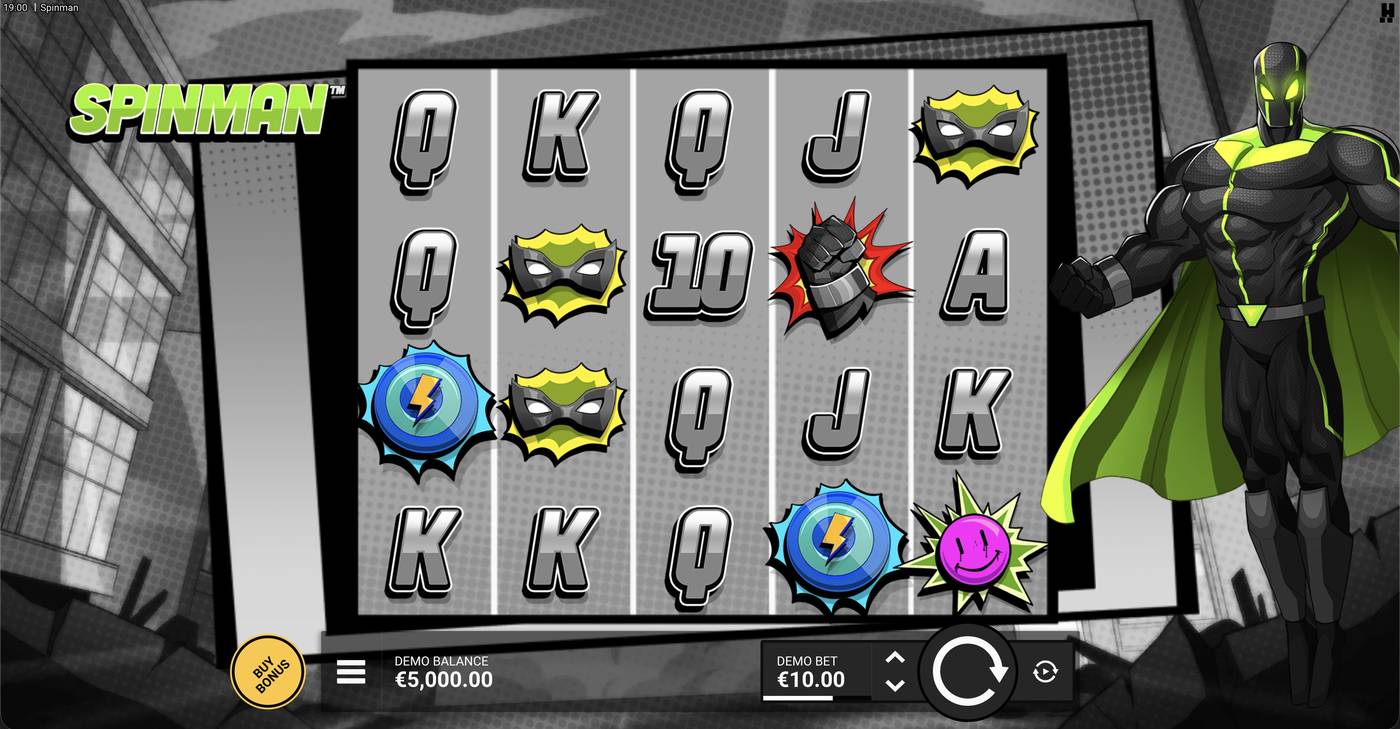 Spinman: image of main menu
