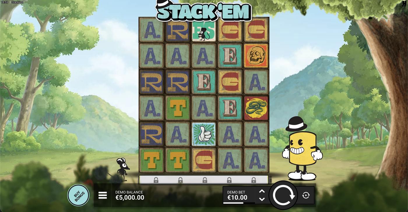 Stack'Em: image of main menu