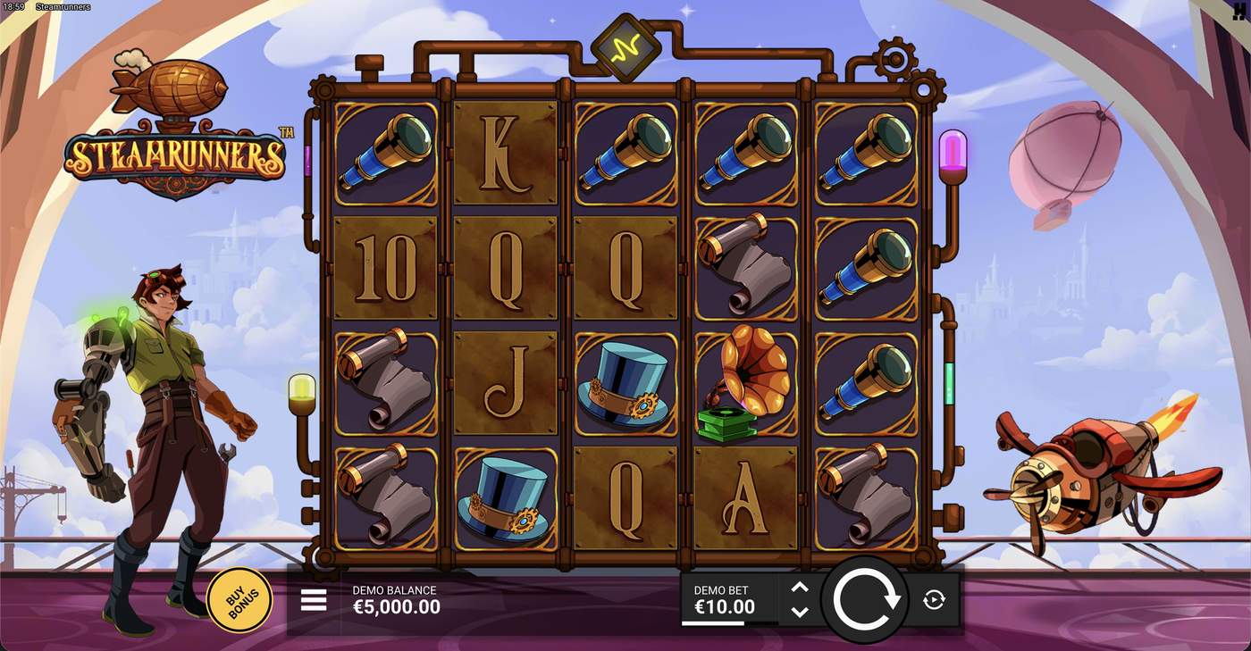 Steamrunners: image of main menu