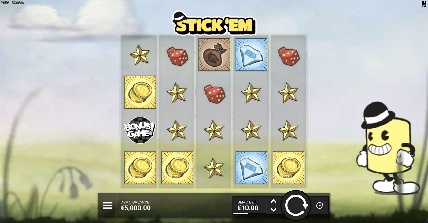 Stick'Em: image of main menu
