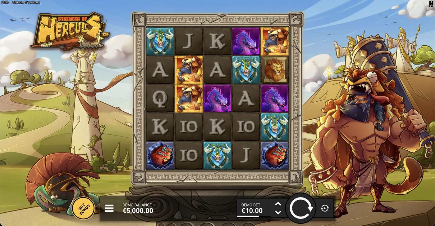 Strength of Hercules: image of main menu
