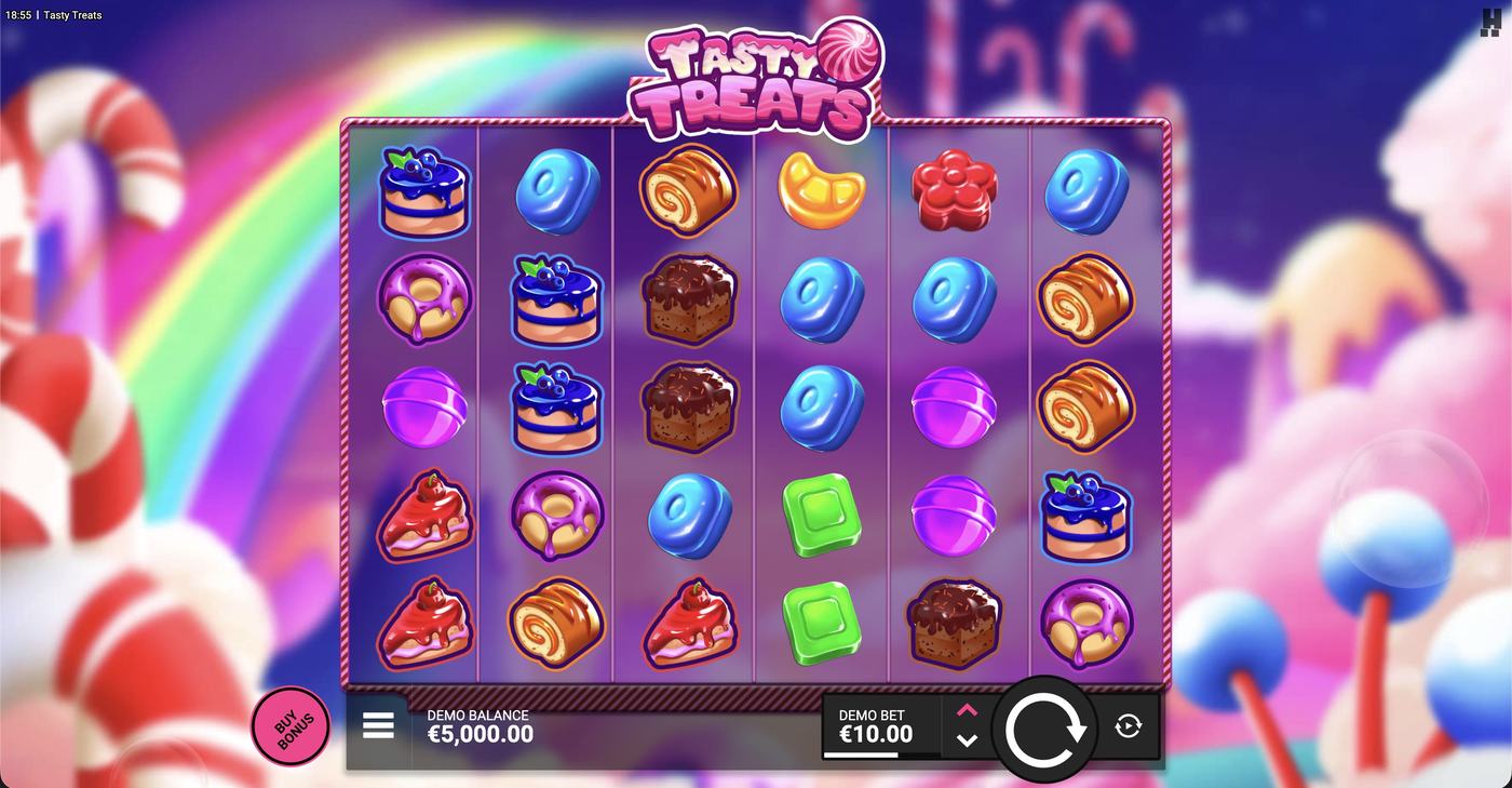 Tasty Treats: image of main menu