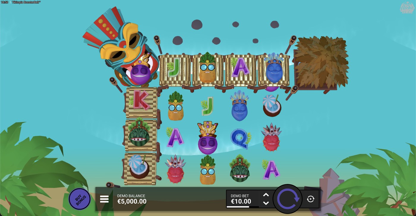 Tikitopia BoosterBelt: image of main menu