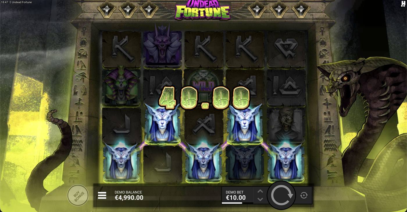 Undead Fortune: image of winning