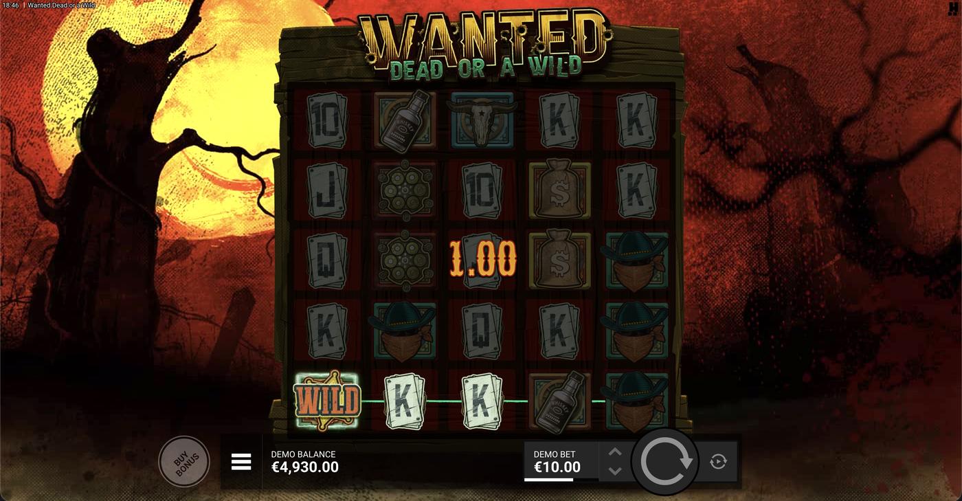 Wanted Dead Or a Wild: image of winning