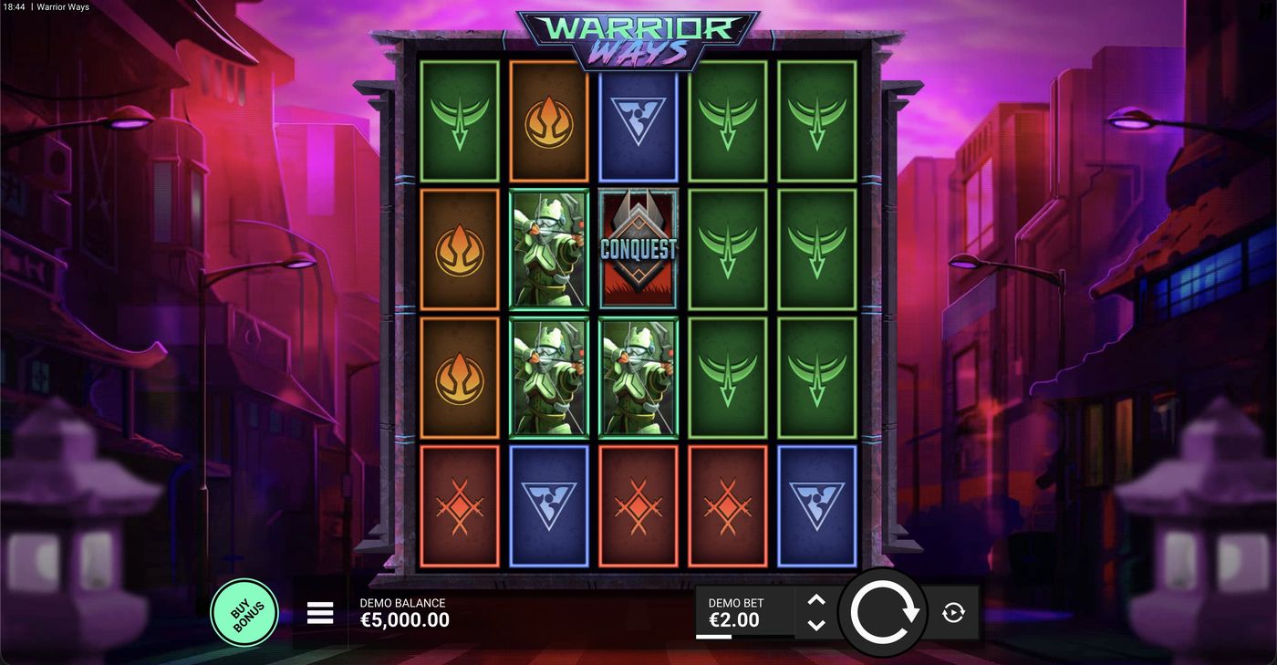 Warrior Ways: image of main menu