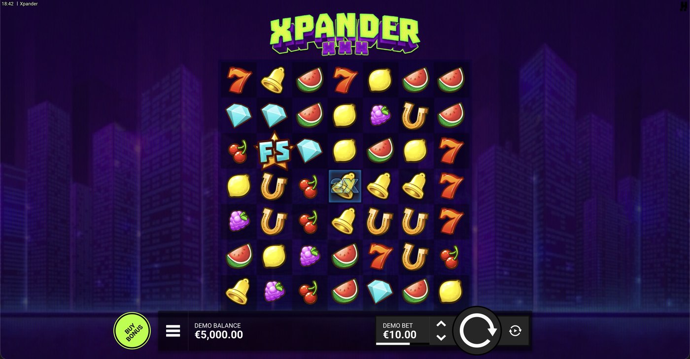 Xpander: image of main menu