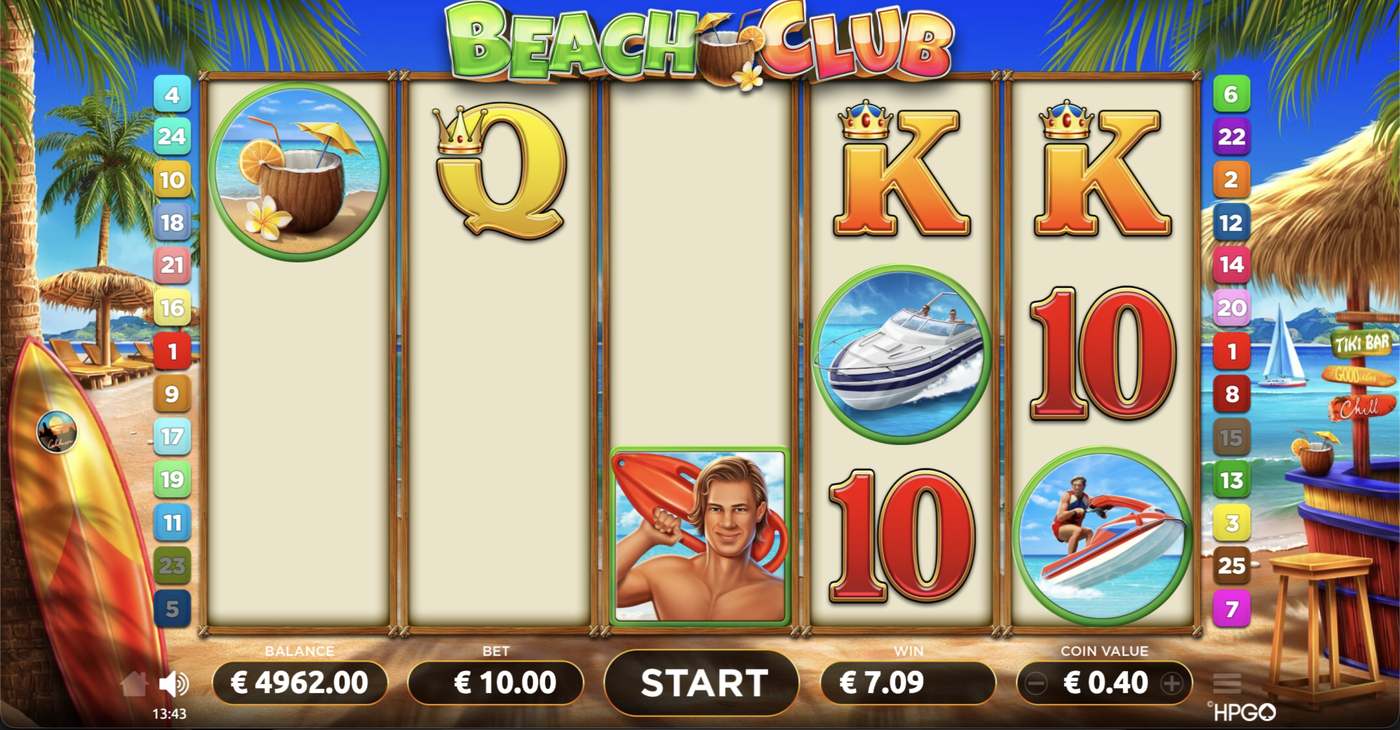 Beach Club: image of winning