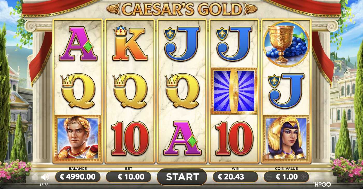 Caesar’s Gold: image of winning