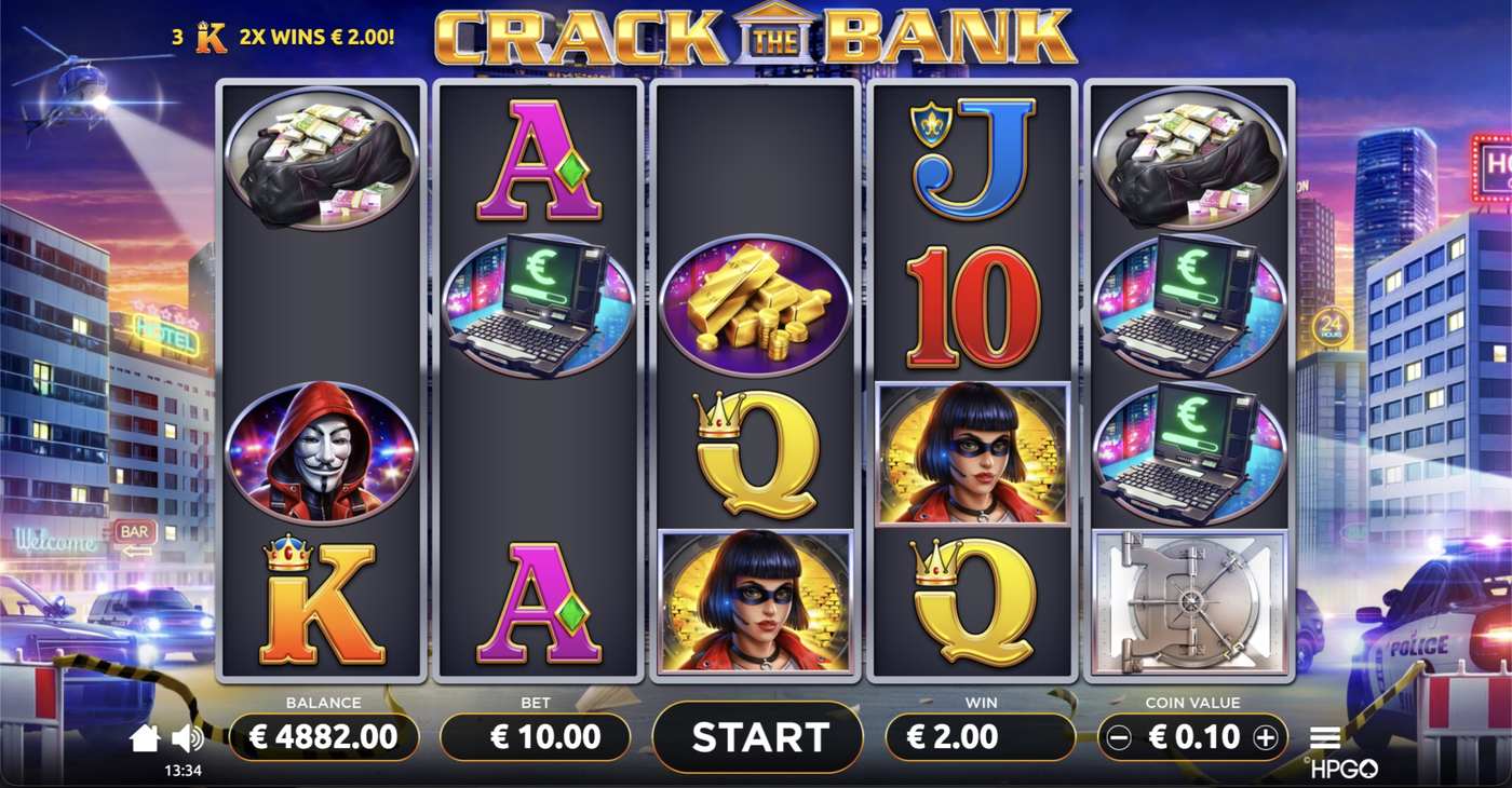 Crack the Bank: image of winning