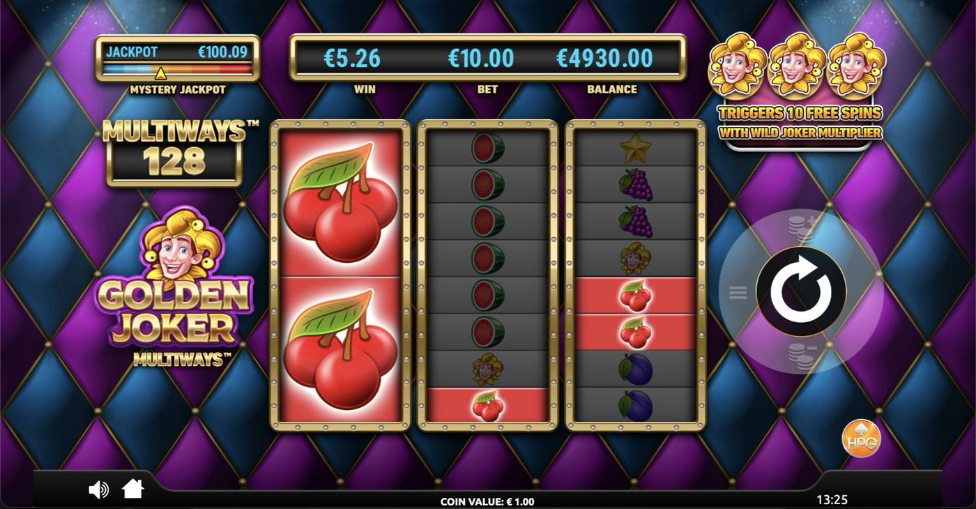 Golden Joker Multiways: image of winning