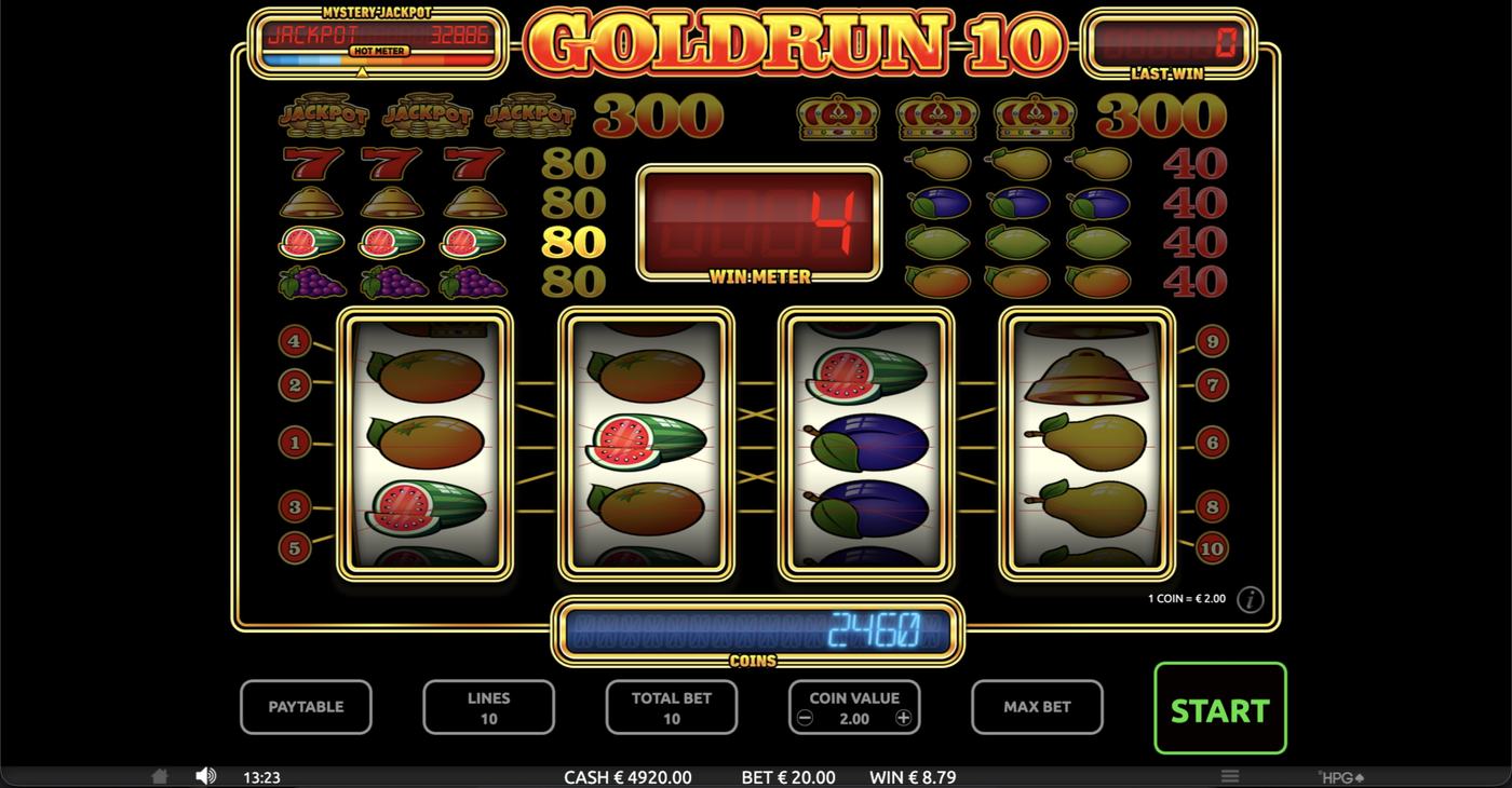 Goldrun 10: image of winning