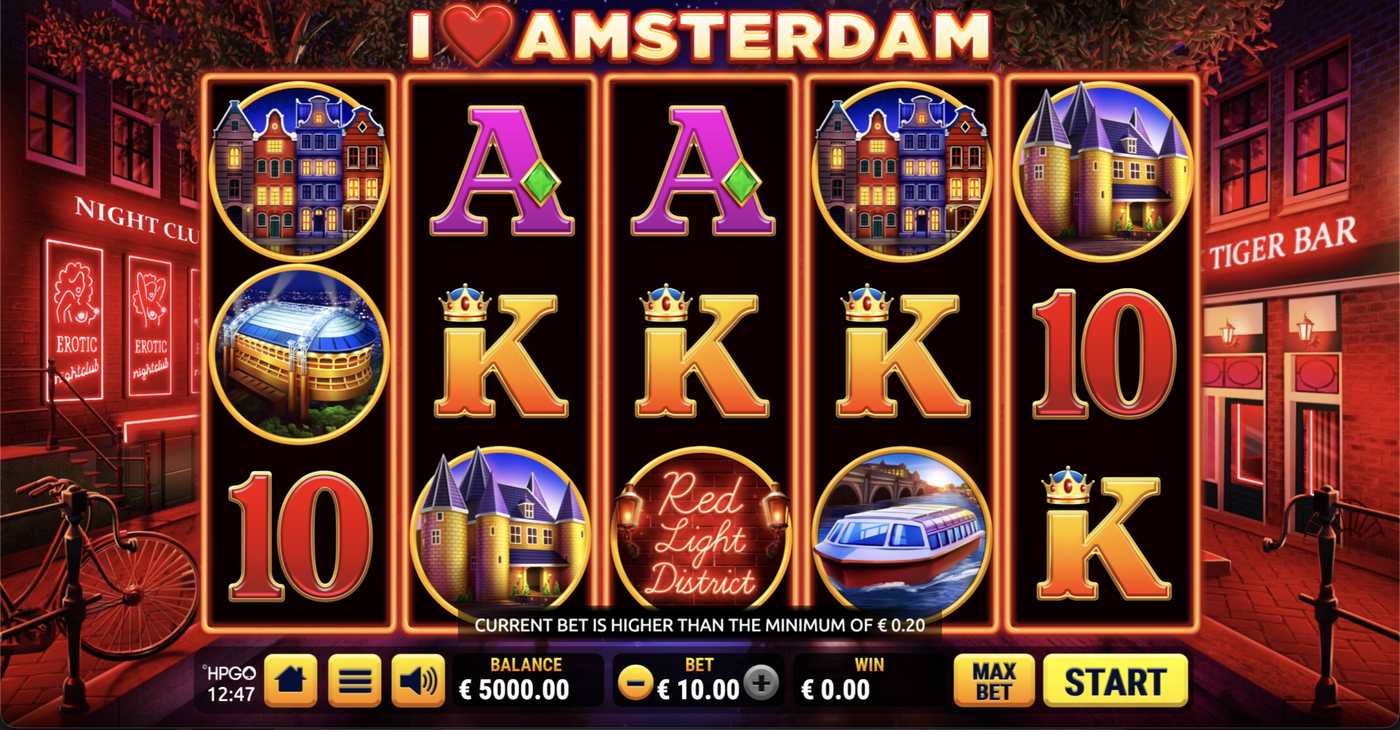 I Love Amsterdam: image of main menu