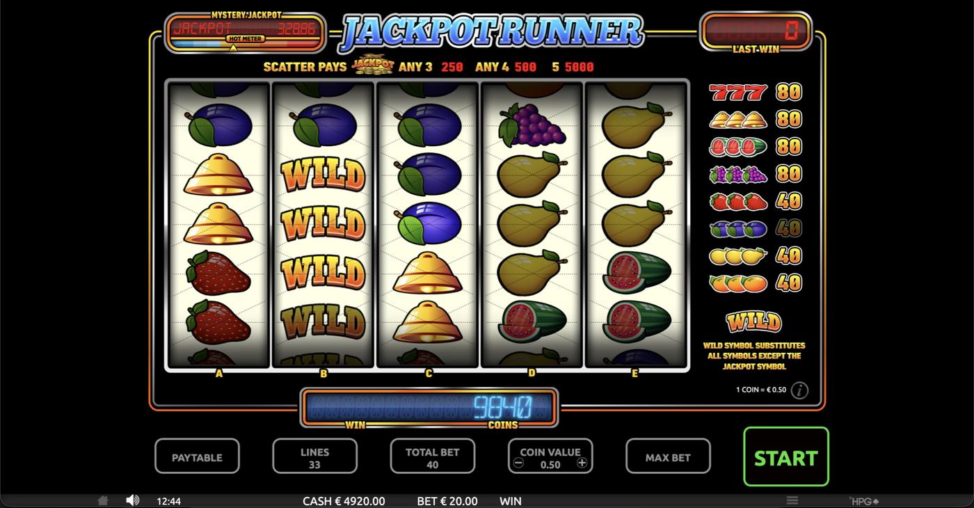 Jackpot Runner: image of winning