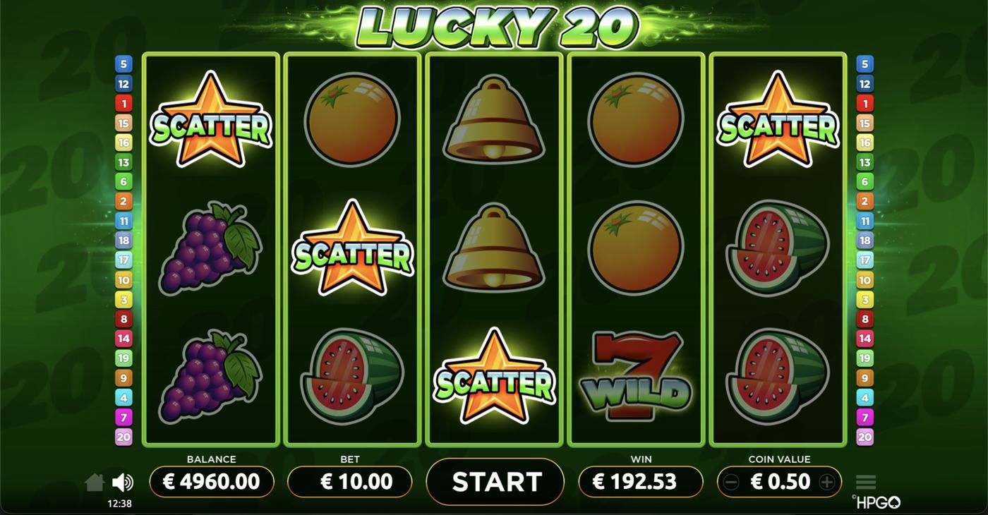 Lucky 20: image of winning