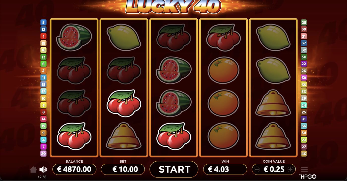 Lucky 40: image of winning