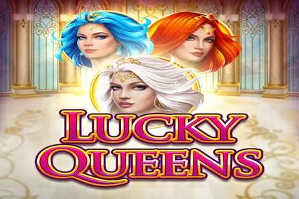 Lucky Queens Online Slot Logo