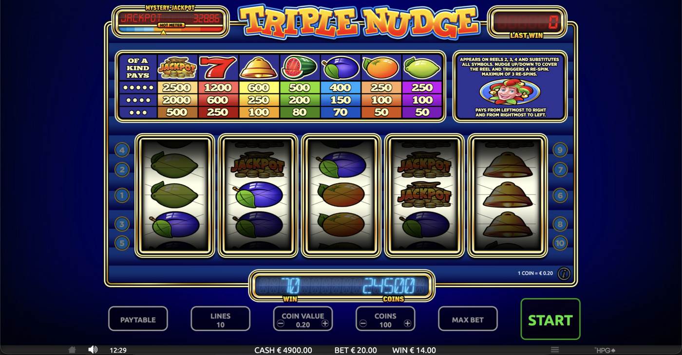 Triple Nudge: image of winning