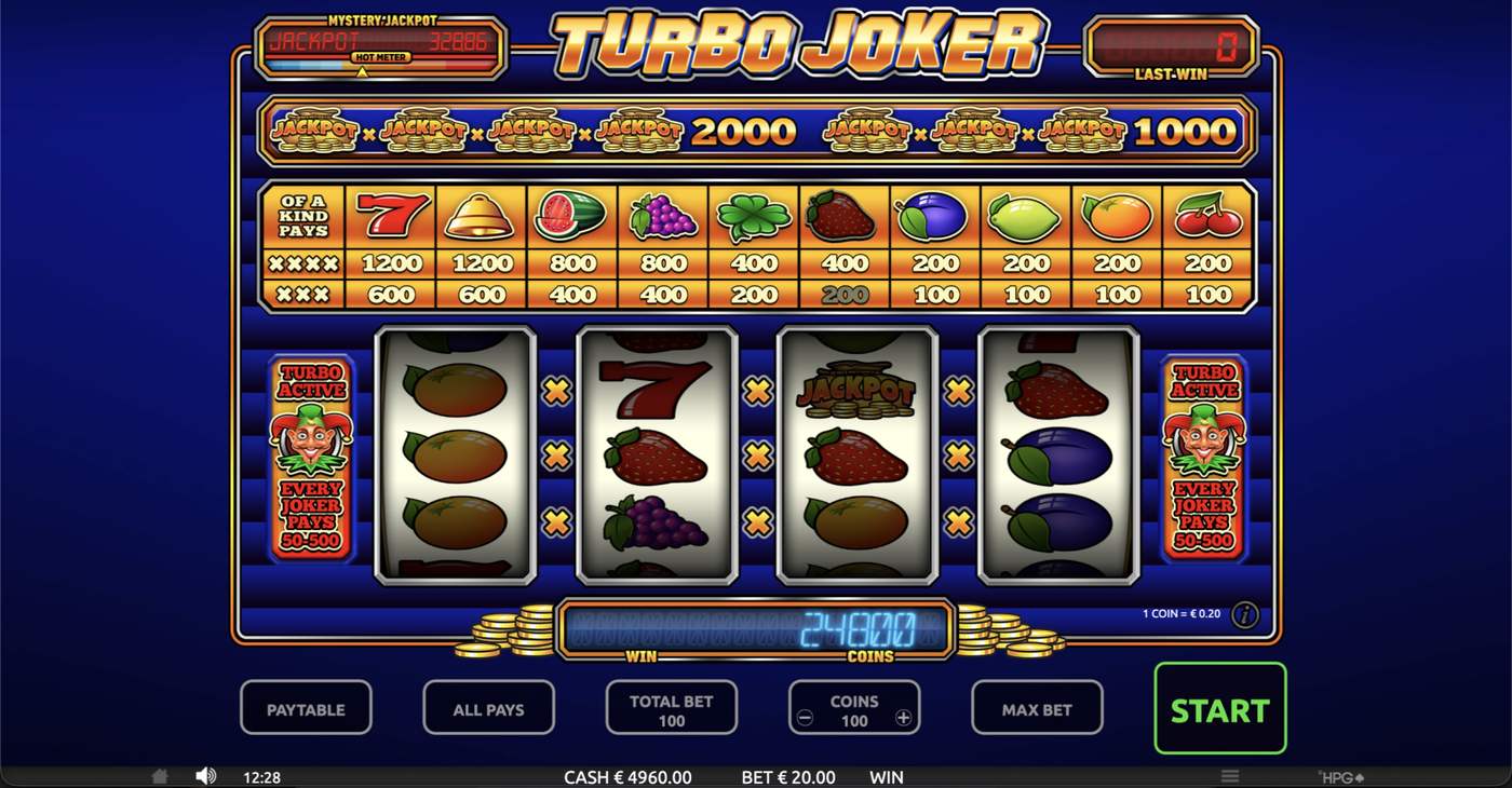 Turbo Joker: image of winning