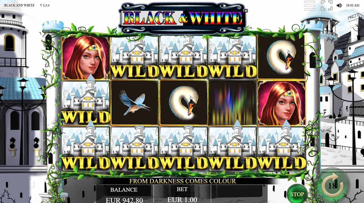Black and White: image of winning