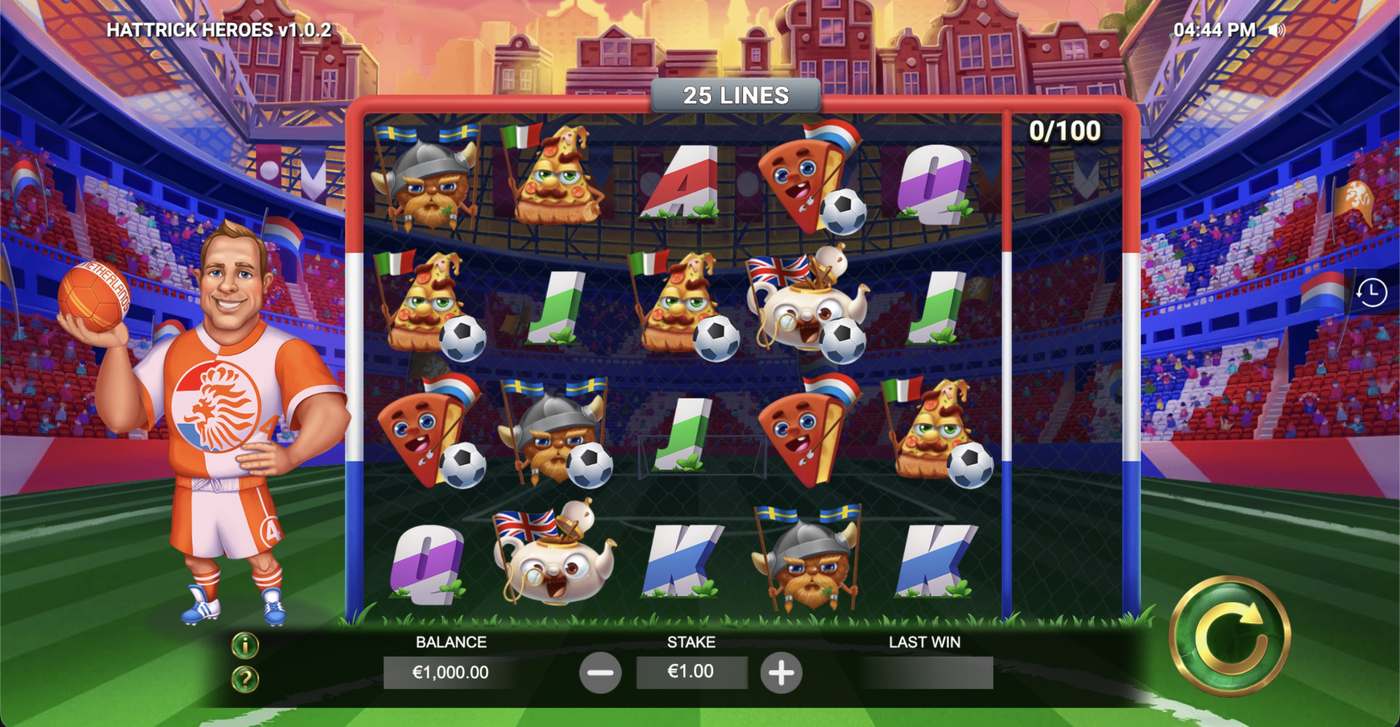 Hattrick Heroes: image of main menu