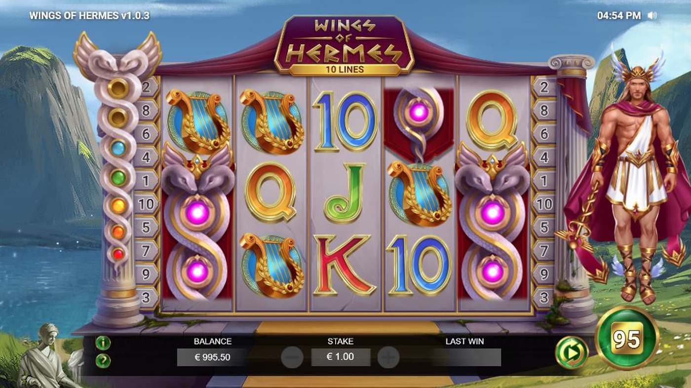 Wings of Hermes: image of main menu