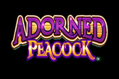 Adorned Peacock Online Slot Logo