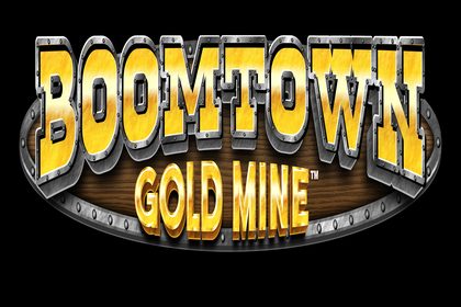 Boomtown Gold Mine Online Slot Logo