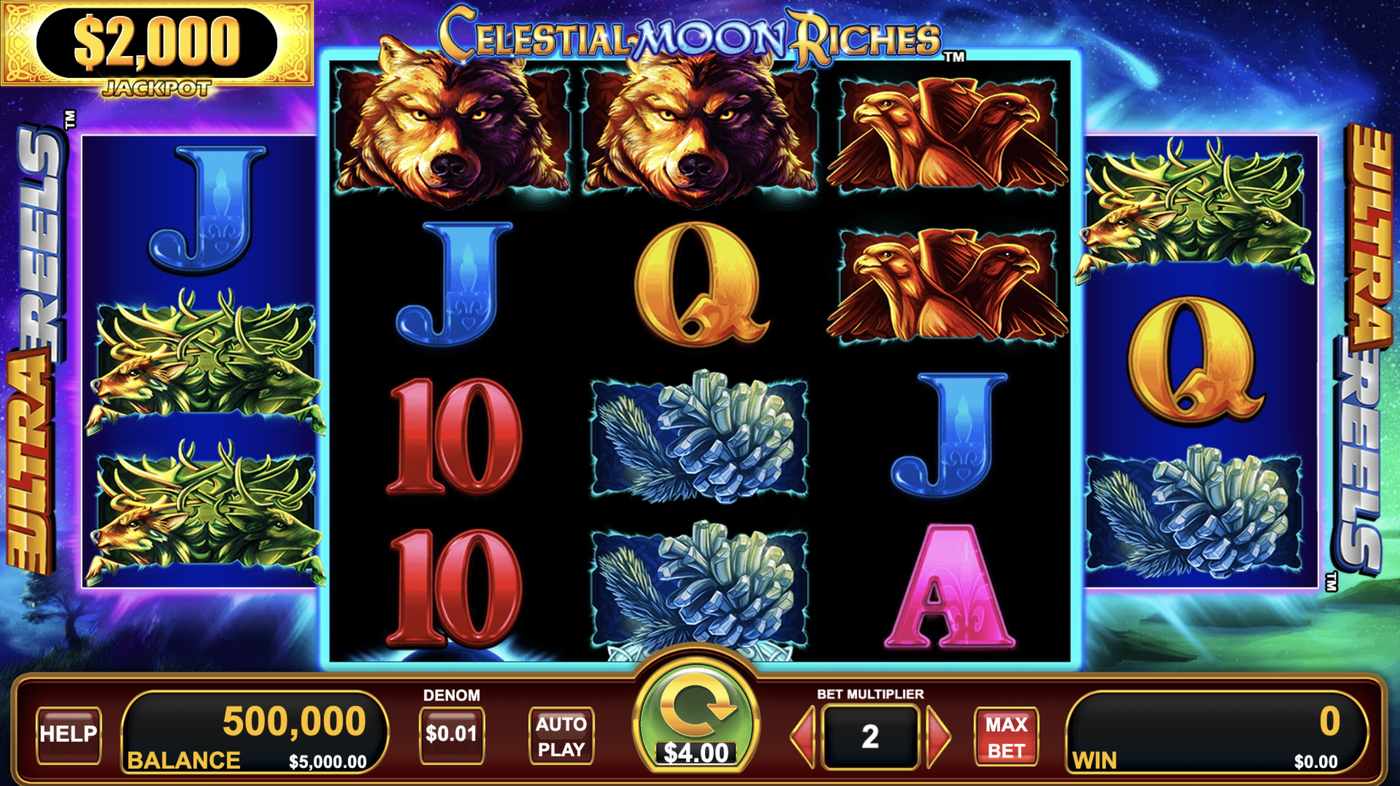 Celestial Moon Riches: image of main menu