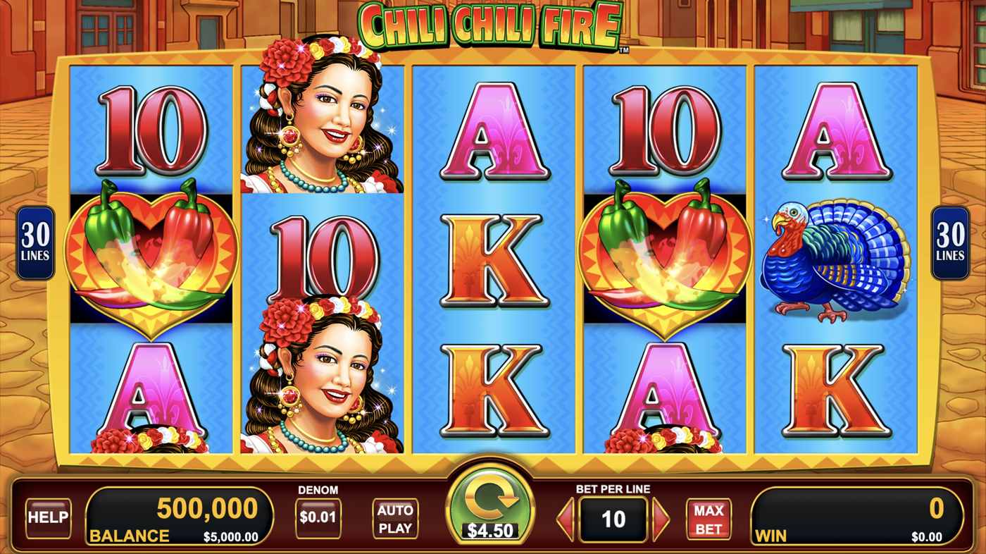 Chili Chili Fire: image of main menu