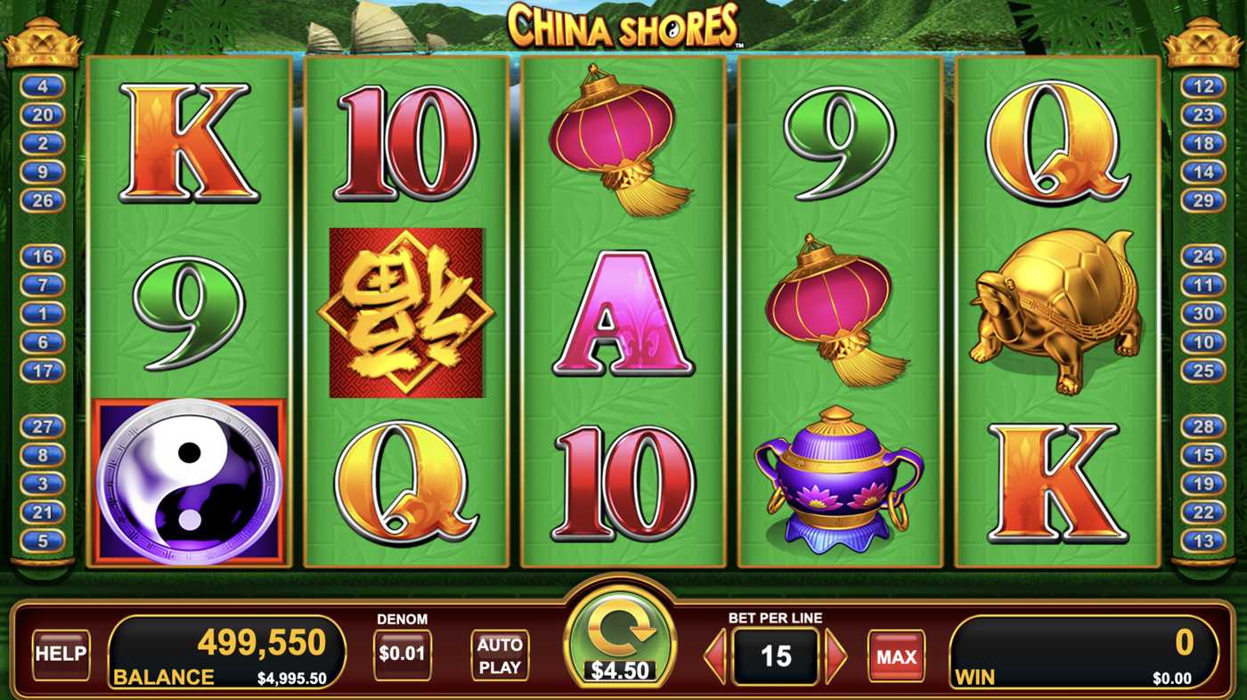 China Shores: image of main menu