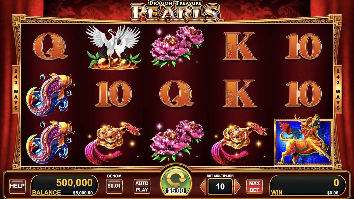 Dragon Treasure Pearls: image of main menu