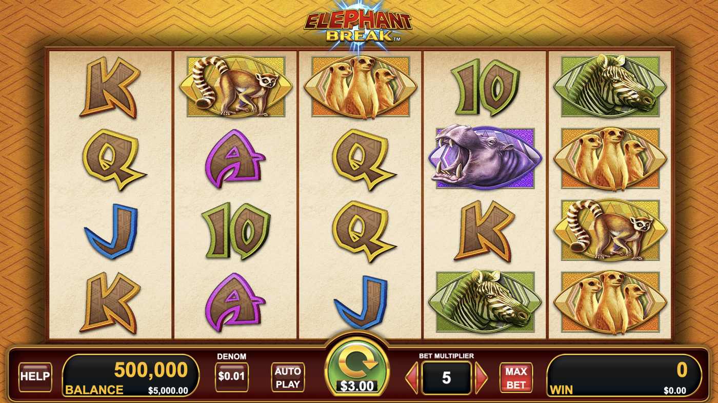 Elephant Break: image of main menu
