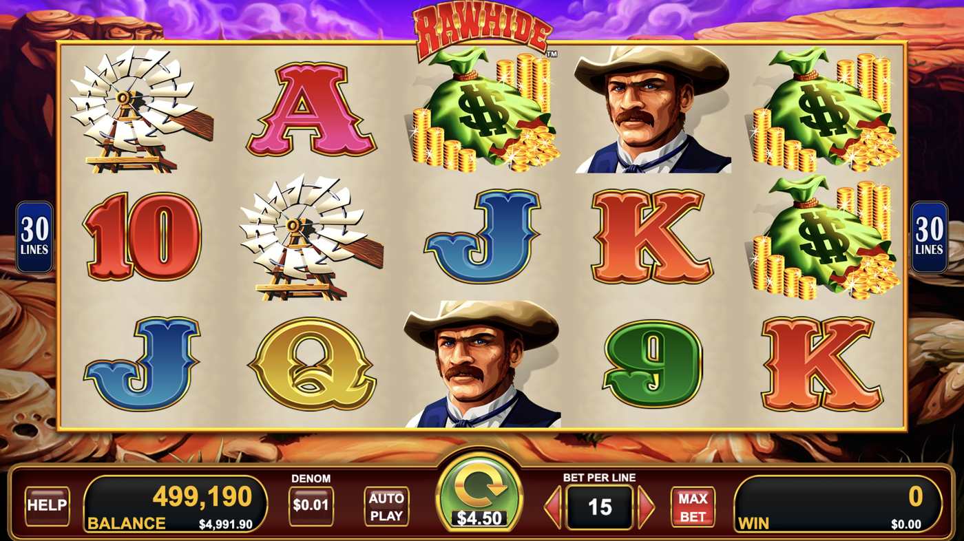 Rawhide: image of main menu
