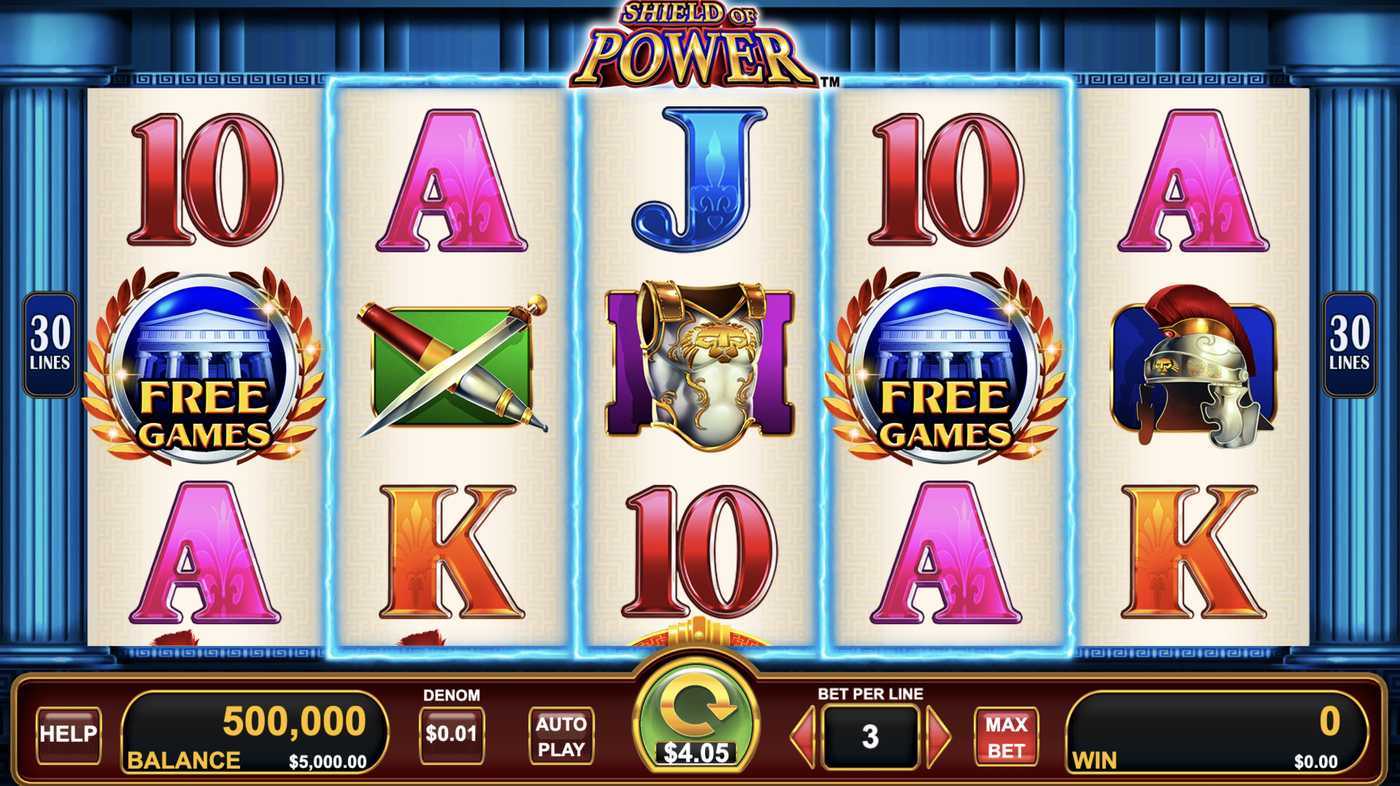 Shield of Power: image of main menu