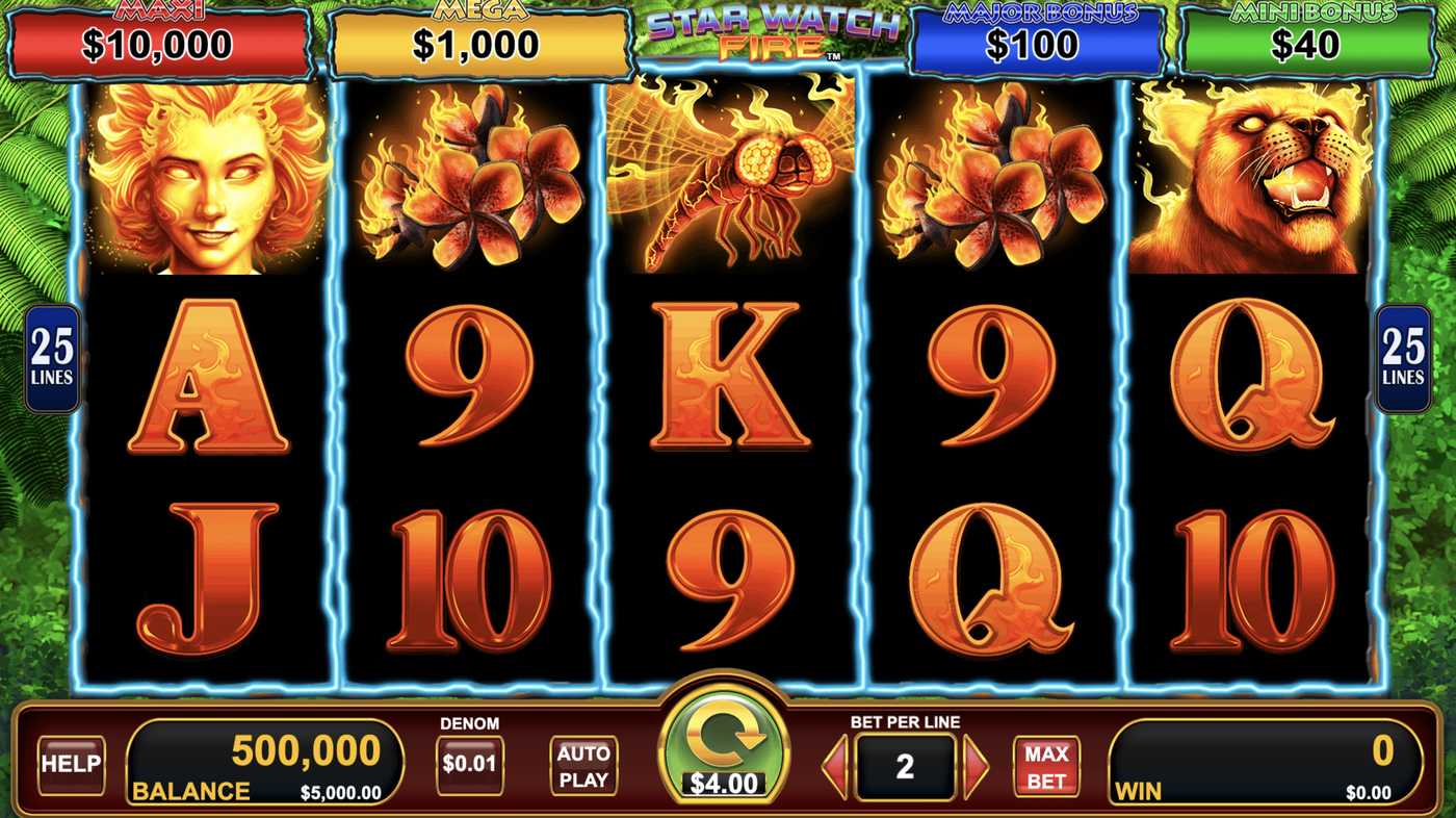 Star Watch Fire: image of main menu