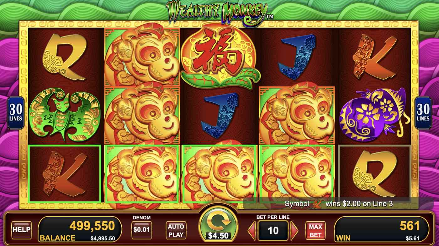 Wealthy Monkey: image of winning
