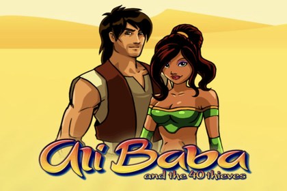 AliBaba and the 40 Thieves Online Slot Logo
